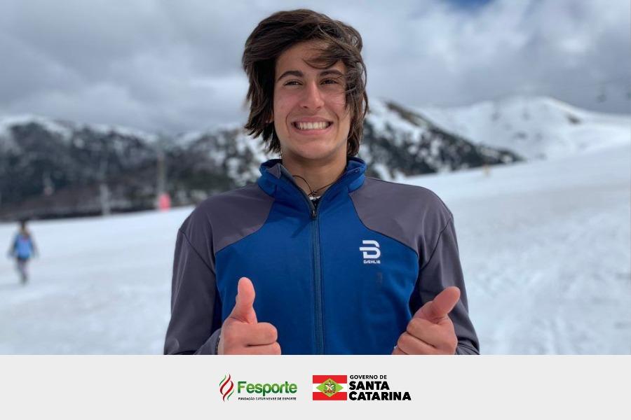 Catarinense roda o mundo representando o estado em esportes na neve
