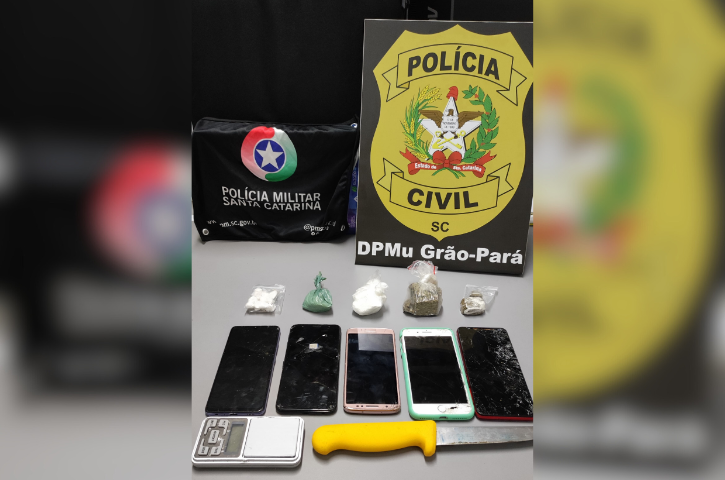 Adolescentes são flagrados com drogas em Grão-Pará