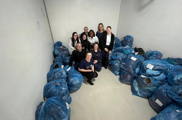 Mais de 1,3 tonelada de doações é arrecadada na Gincana do Agasalho do HST