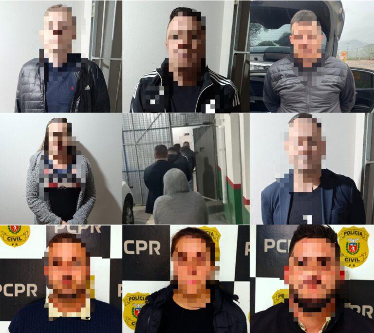 Polícia Civil prende oito integrantes de um dos maiores grupos ligados ao golpe do bilhete premiado