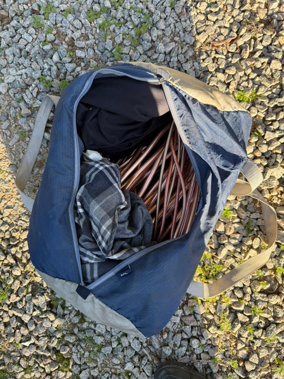 Homem é preso por furtar tubos de cobre em construção em São Ludgero