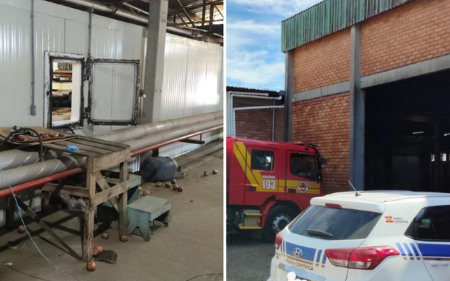 Trabalhador é encontrado morto em câmara fria em SC