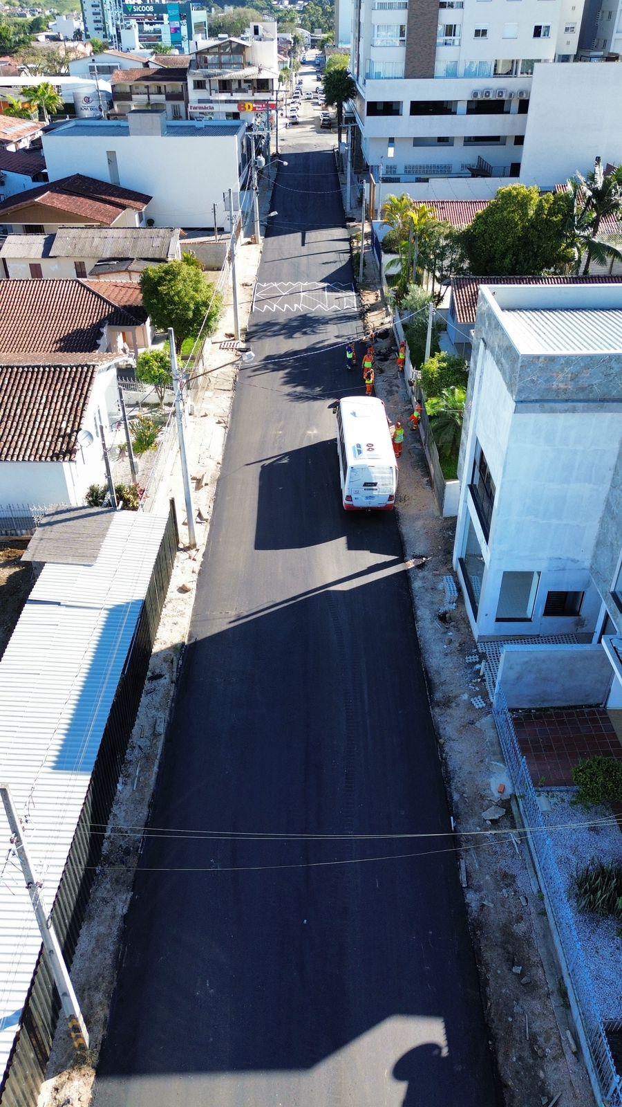 Braço do Norte entrega obra de pavimentação no Centro da cidade