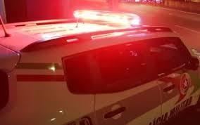 Idosa é atropelada por motociclista no Centro de Braço do Norte