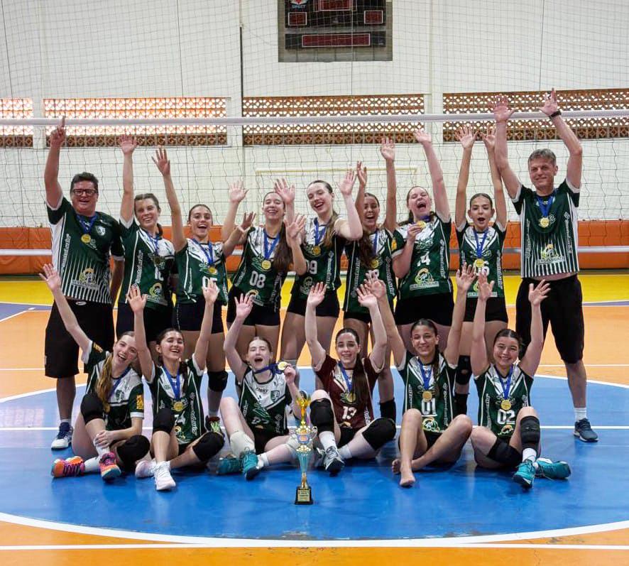 🥇 AVBN/DME Braço do Norte Conquista Título Invicto na Copa Regional de Voleibol