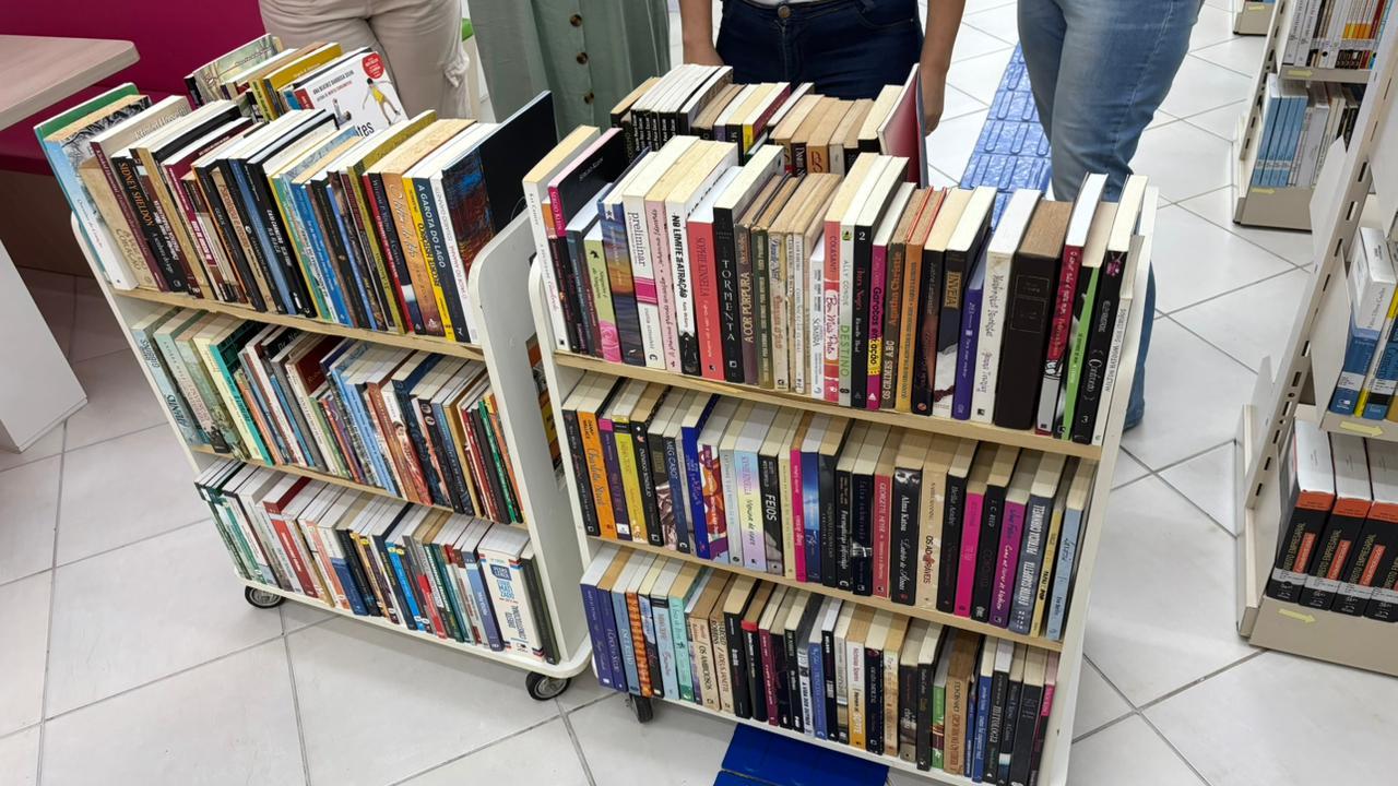 Campanha Compartilhe Conhecimento arrecada mais de 600 livros