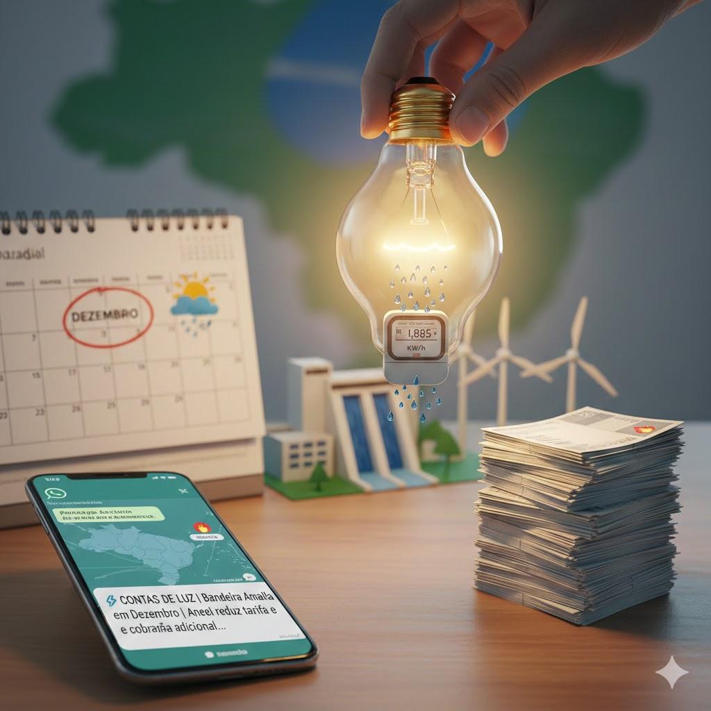 ⚡️ Contas de Luz Mais Leves: Aneel Fixa Bandeira Amarela em Dezembro