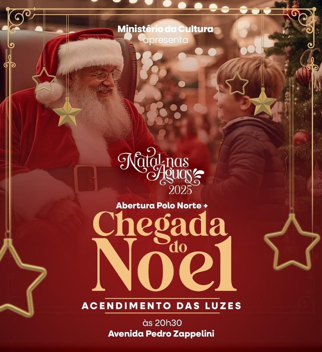 Papai Noel chega a Gravatal neste sábado e abre a temporada natalina