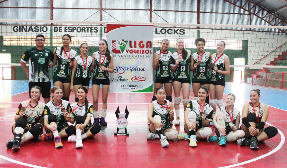 🏆 Vôlei Mampi/Braço do Norte É Campeão Invicto da Série Ouro Sub-16 de SC