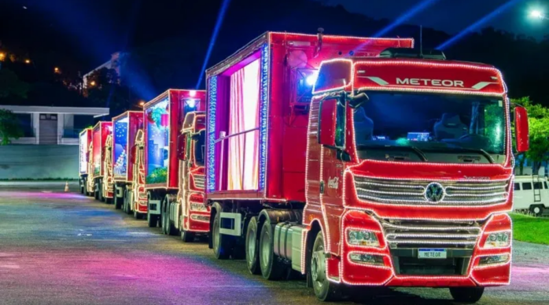 🚛 Caravana da Coca-Cola percorre ruas de Tubarão na próxima terça-feira