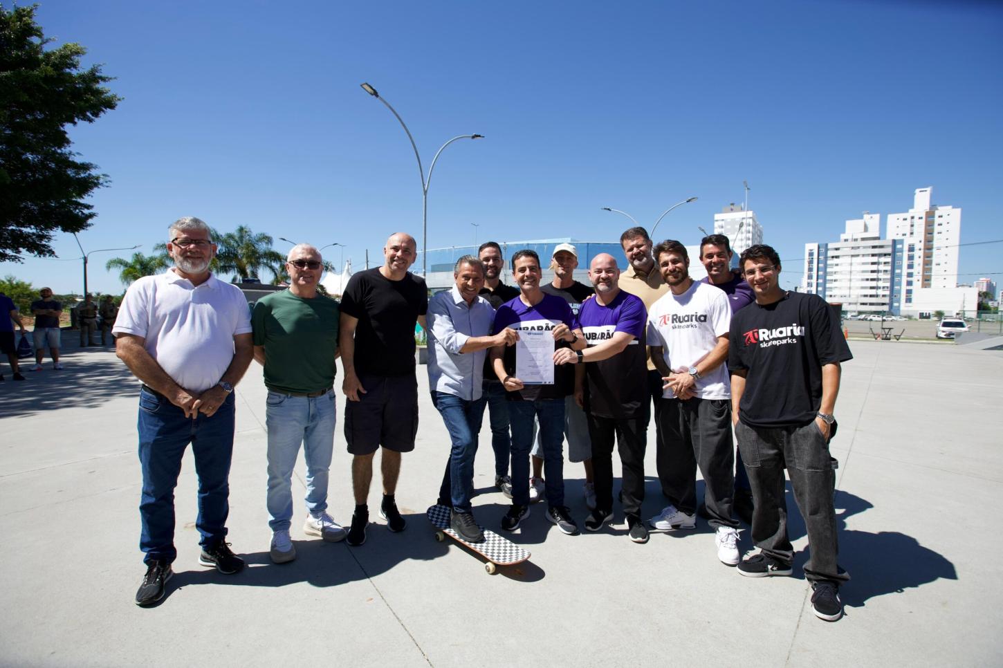 Emenda de Júlio Garcia garante R$ 94 mil para reforma da Skate Plaza em Tubarão