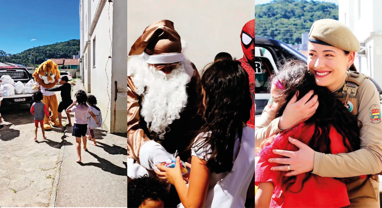 🎁 PM e Rotary distribuem brinquedos e promovem alegria no bairro São João