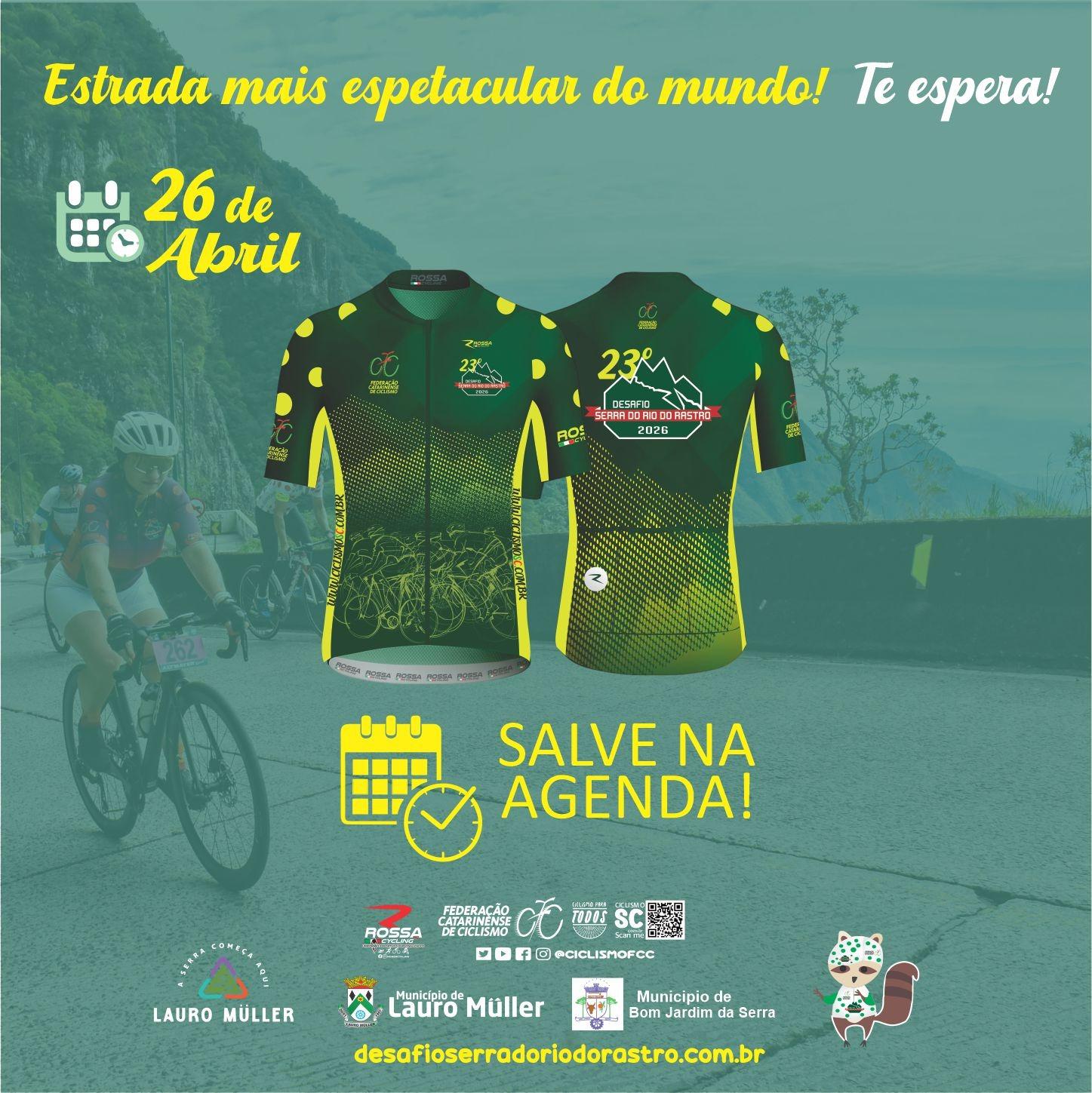 🗓️ Confirmada a data: 23ª edição do Desafio da Serra do Rio do Rastro será em 26 de abril