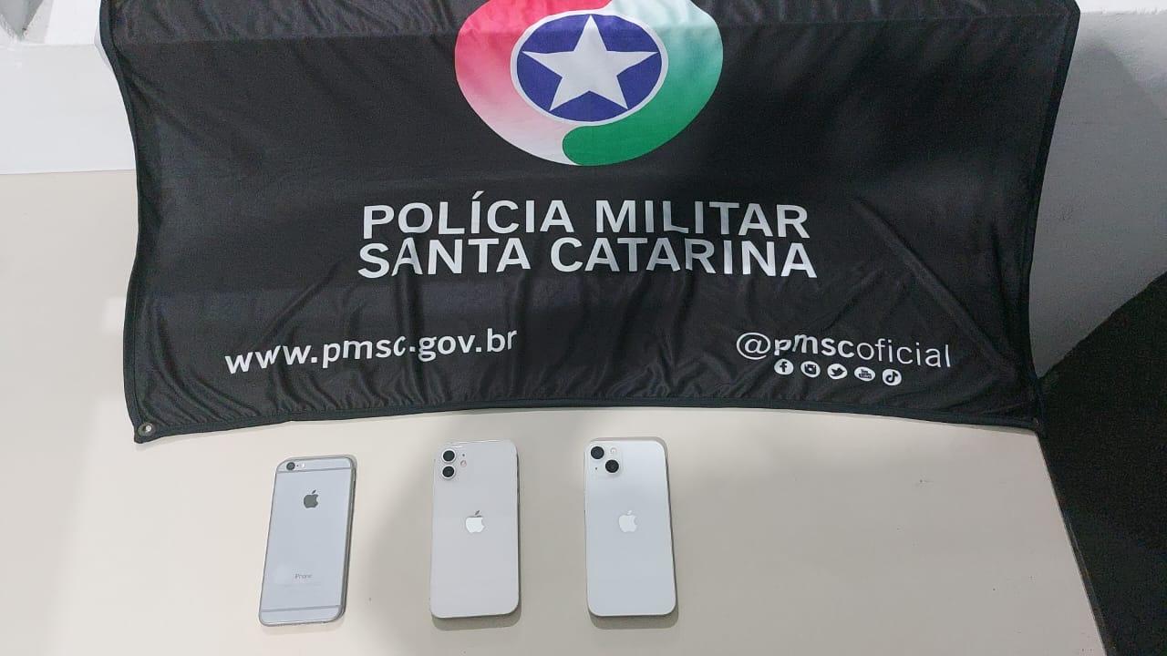 ⛓️ Homem é preso com três iPhones furtados após arrombamento de loja