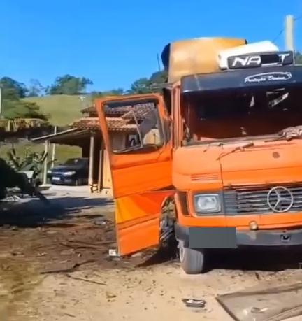 🚛 Compressor de caminhão explode e estilhaços de metal atingem casas em Braço do Norte