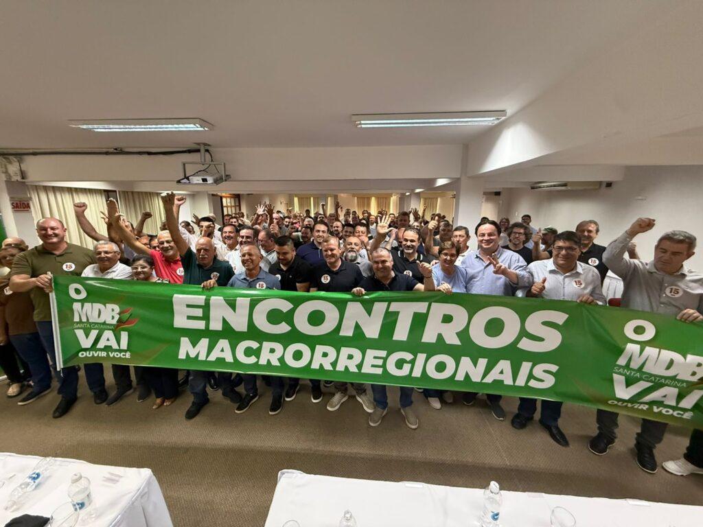 🤝 MDB avança com tese de candidatura própria ao governo de SC após giro pelo Oeste