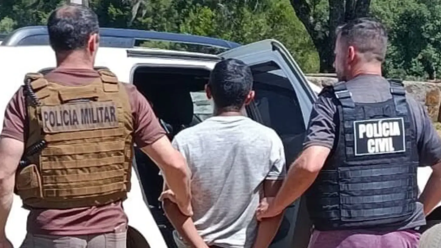 🚔 Foragido por homicídio e estupro é preso em São Joaquim