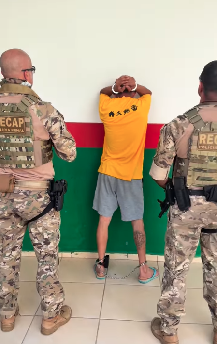 ⚖️ Polícia Penal captura foragido de Alagoas no município de Braço do Norte