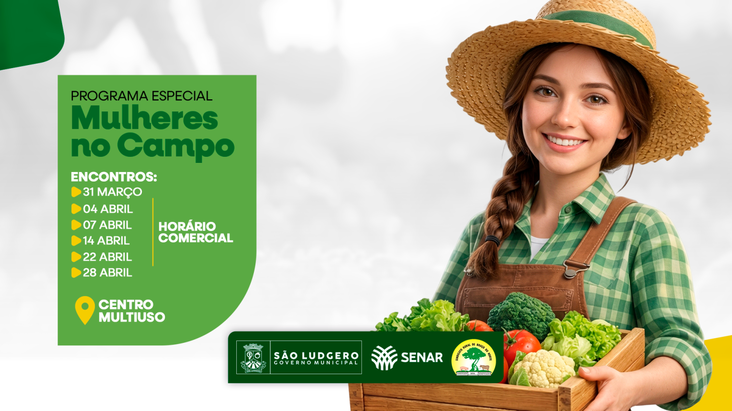 São Ludgero promove capacitação voltada ao protagonismo das mulheres no campo