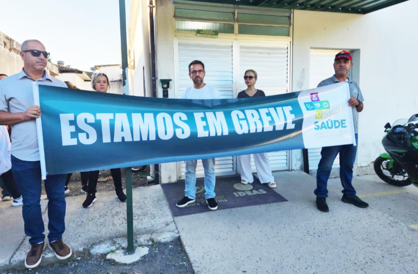 🪧 Trabalhadores do Hospital Materno-Infantil de Criciúma iniciam greve nesta sexta