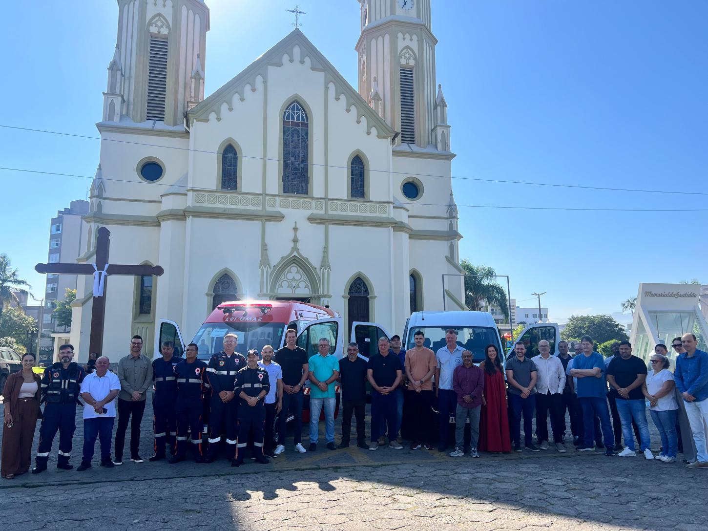 🚐 Braço do Norte recebe novos veículos para o Samu e transporte de pacientes