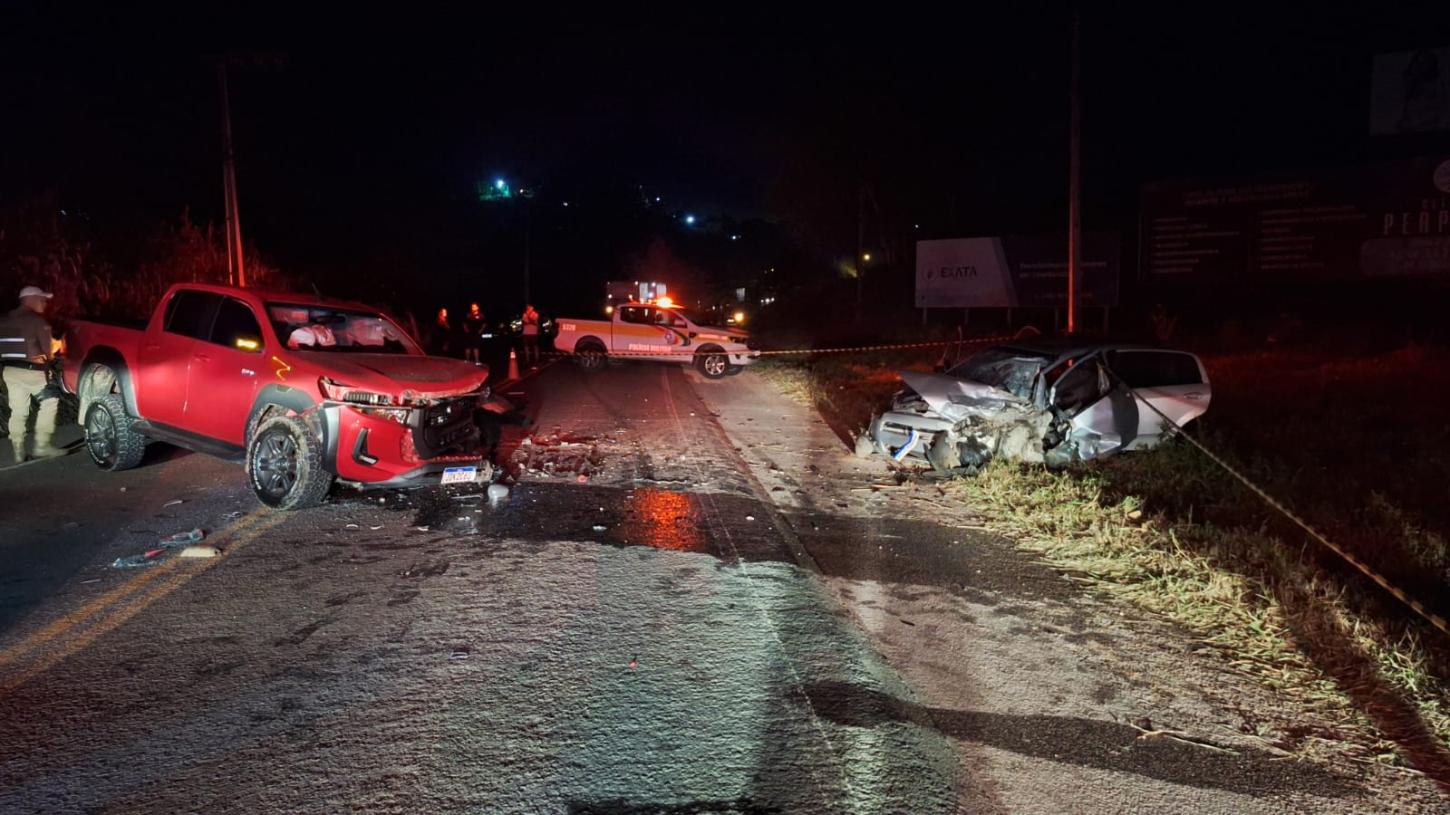 🚗 Colisão frontal mobiliza socorro na SC-370 em Braço do Norte