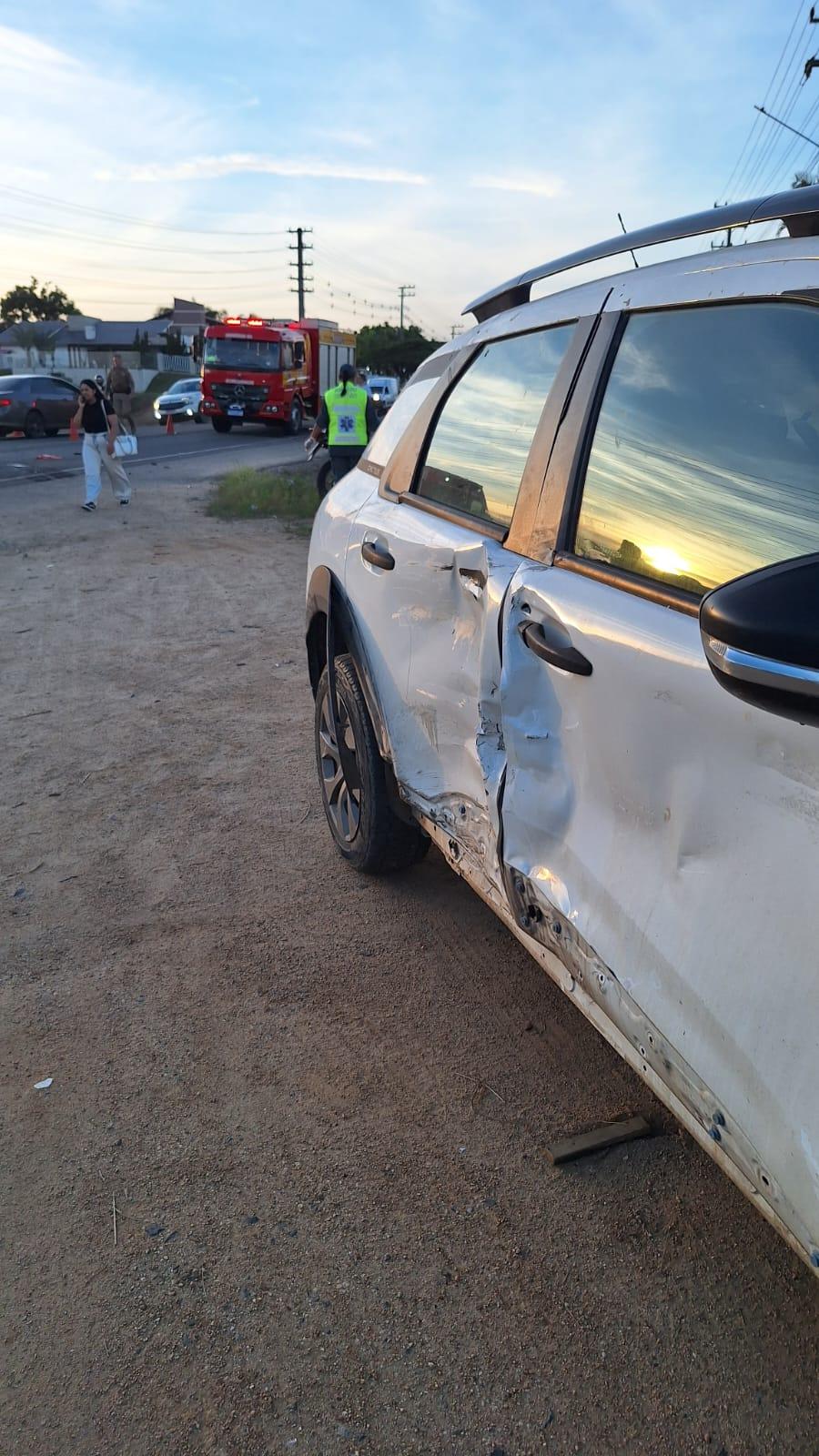 🏍️ Colisão na SC-108 deixa motociclista ferido em Braço do Norte