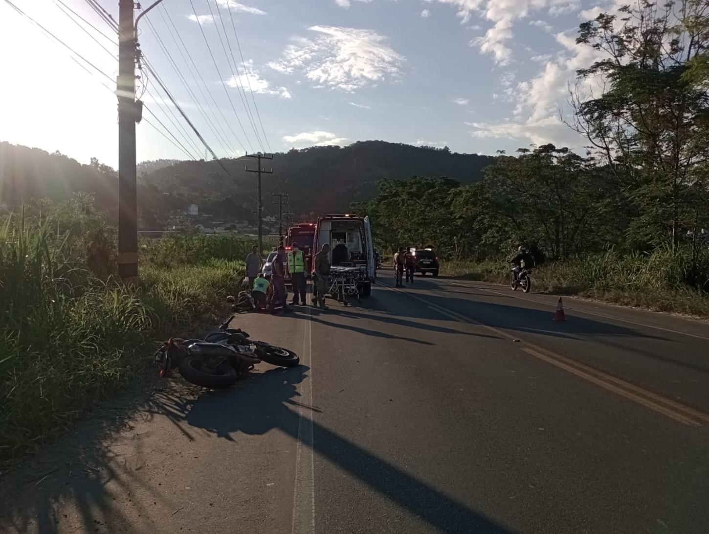 🛣️ Motociclista fica ferido após colisão com carro na SC-370