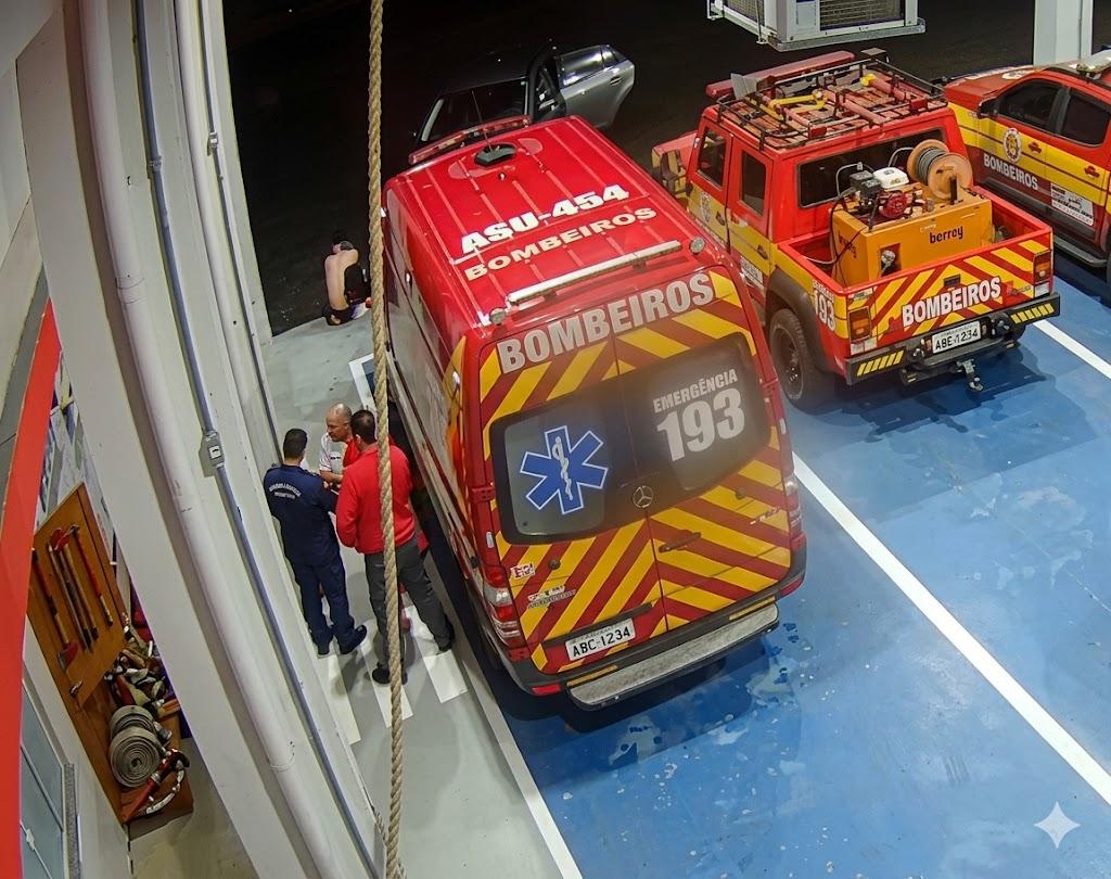 👶 Bombeiros salvam bebê de apenas cinco dias engasgada no quartel de Braço do Norte