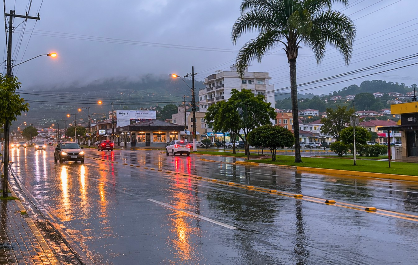 📰 Circulação marítima mantém o tempo instável e chuvoso no Litoral e Planaltos durante o fim de semana
