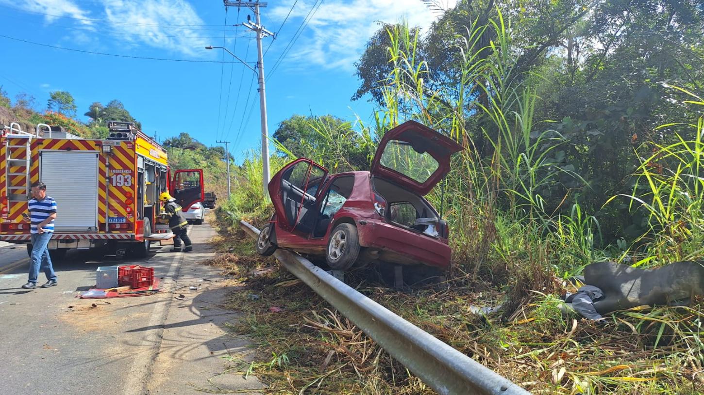 🚗 Colisão entre carro e caminhão deixa motorista ferido em Grão-Pará