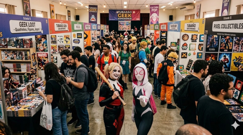 🎮 Cultura Pop abre as comemorações de aniversário de Tubarão com evento Geek