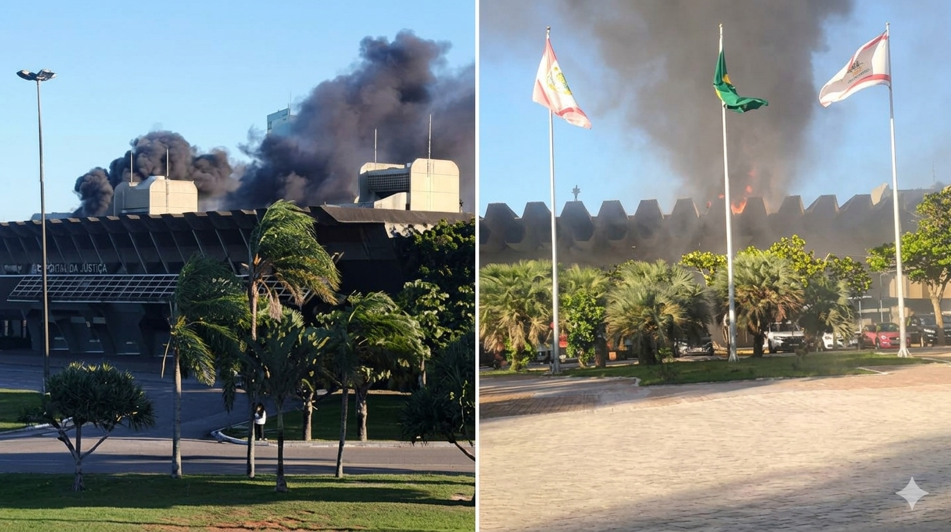 🚒 Incêndio atinge Terminal Rodoviário Rita Maria em Florianópolis