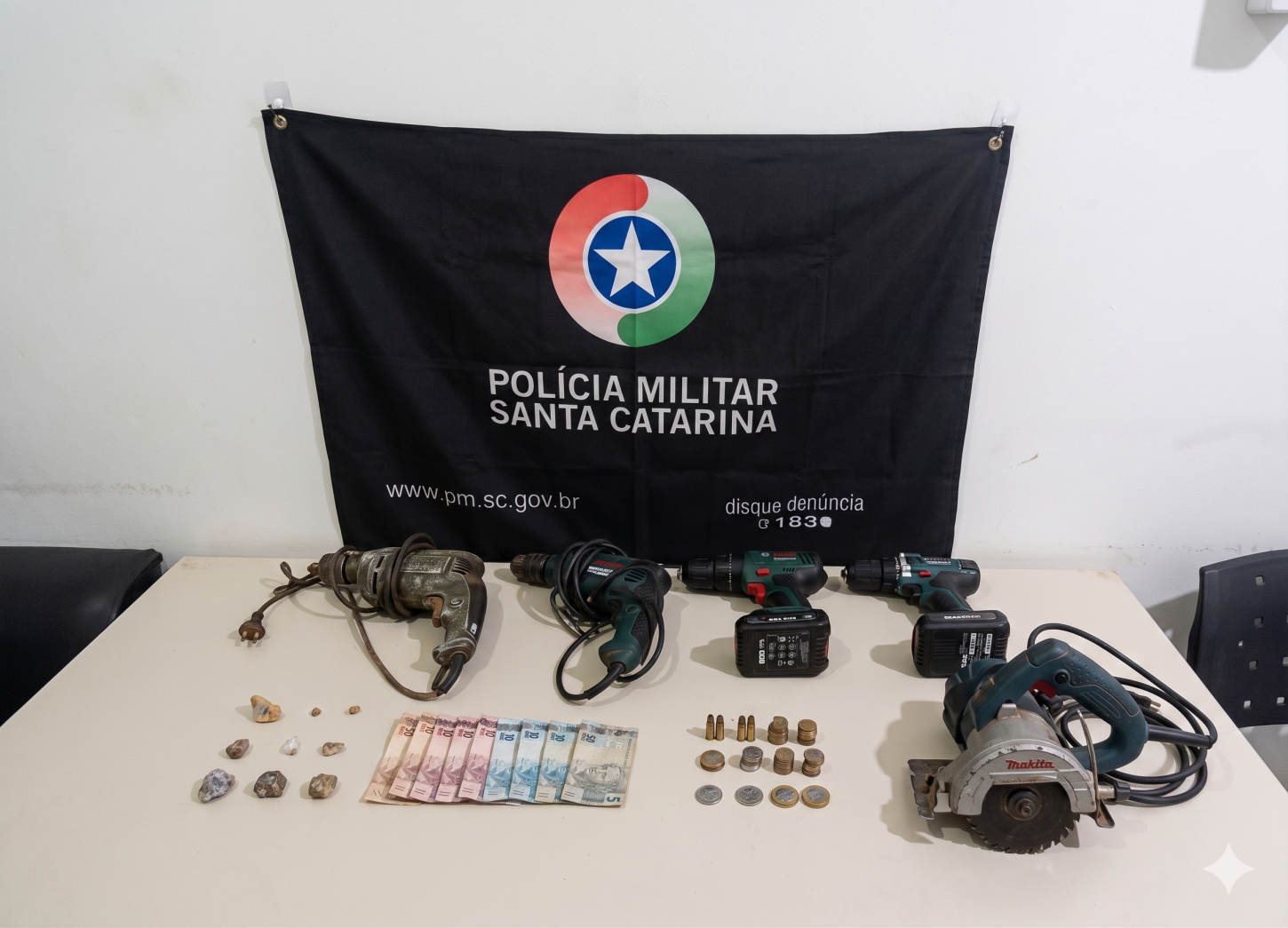 📢 Operações da Polícia Militar desarticulam pontos de tráfico em Tubarão e Araranguá