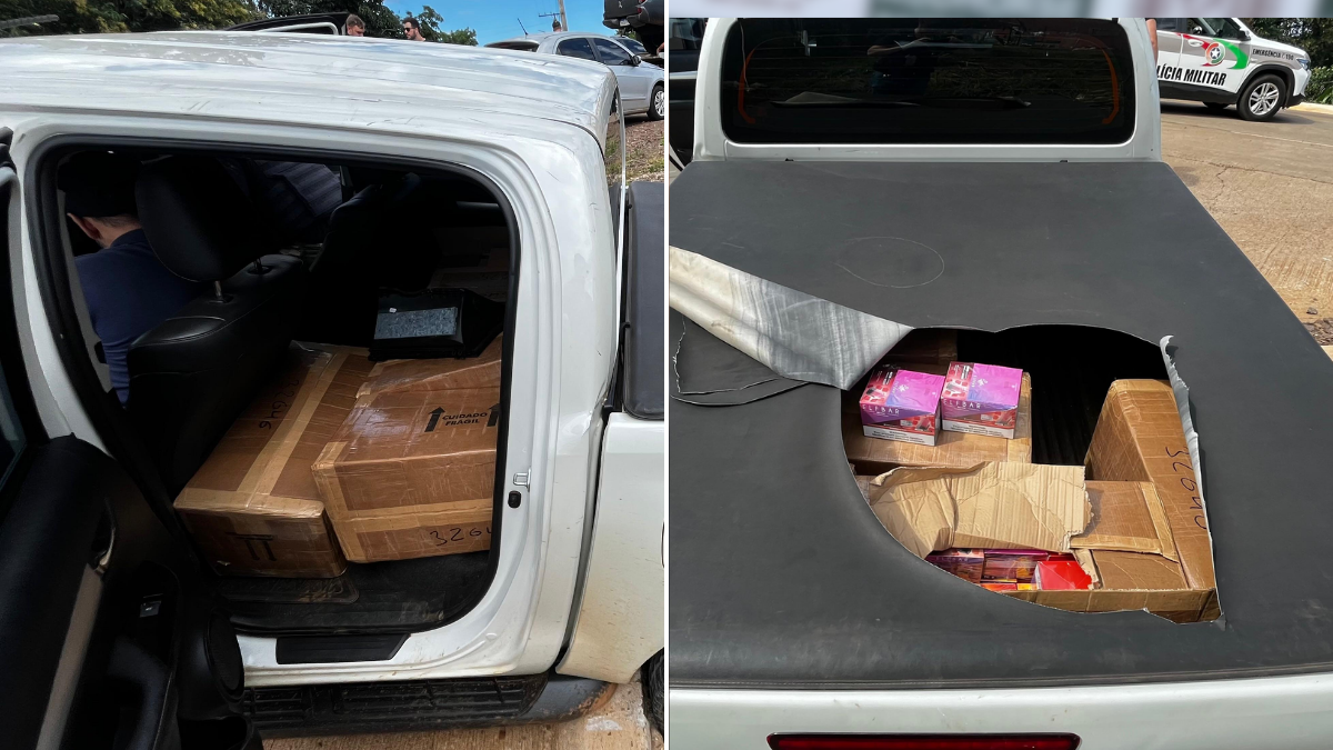 ⚠️ Polícia Federal apreende carga de cigarros eletrônicos avaliada em R$ 320 mil no Extremo-Oeste