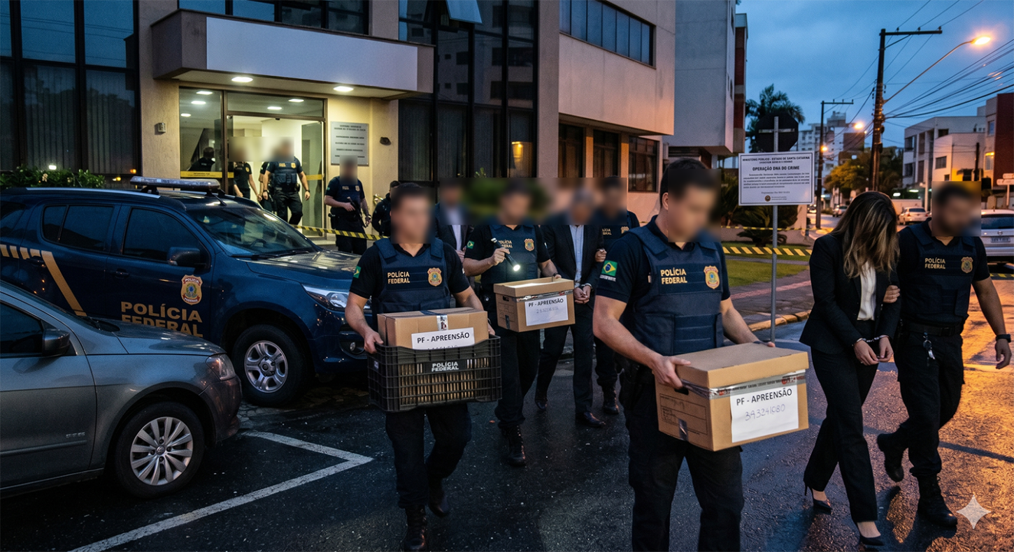 🔍 MPSC denuncia empresários, agentes públicos e advogada na Operação DNA do Crime