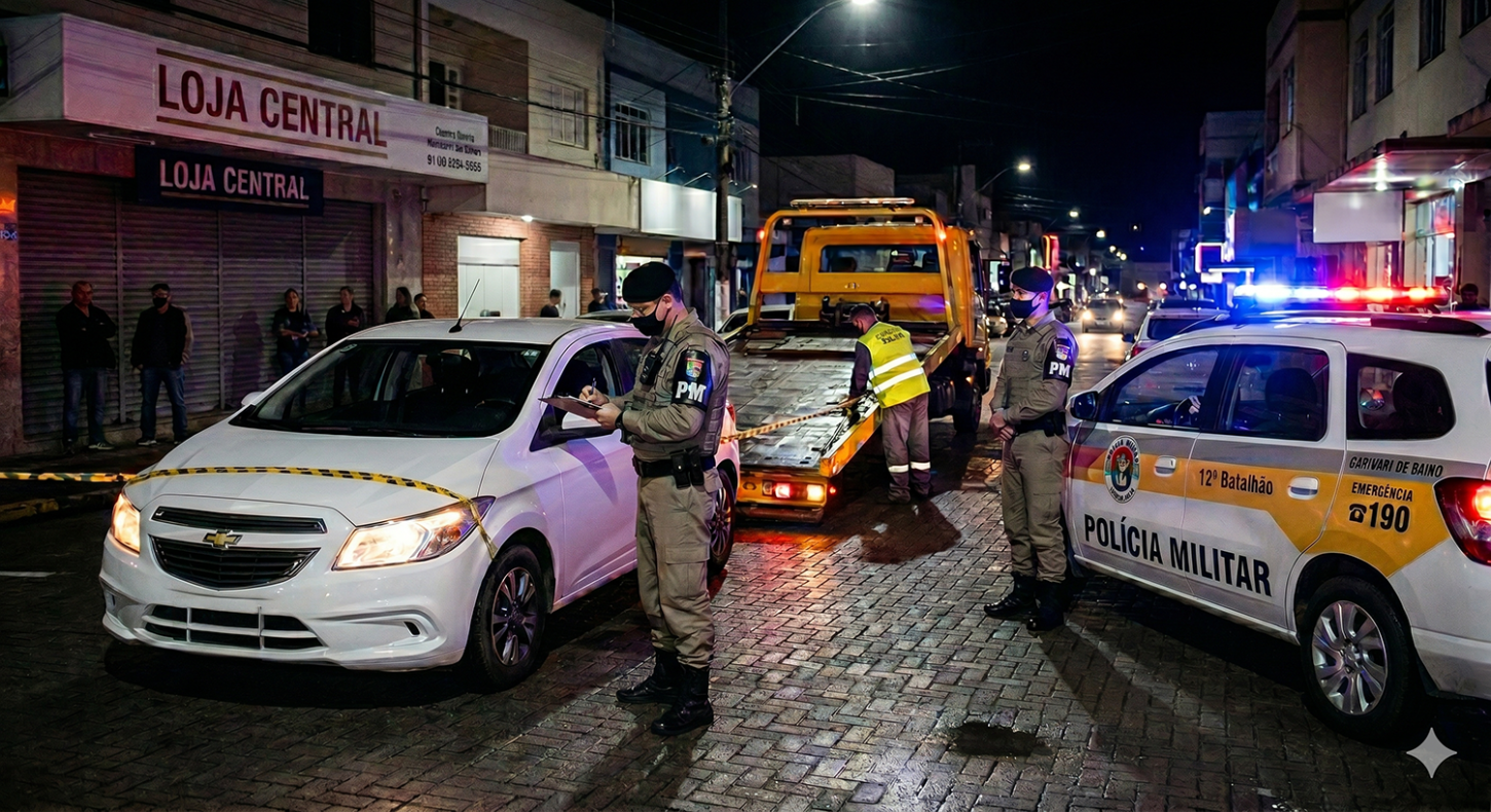 📰 Polícia Militar localiza e recupera carro furtado poucas horas após o crime em Capivari de Baixo