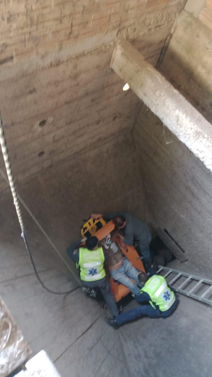 🏗️ Trabalhador sofre queda de 6 metros em fecularia e é resgatado com técnica especial