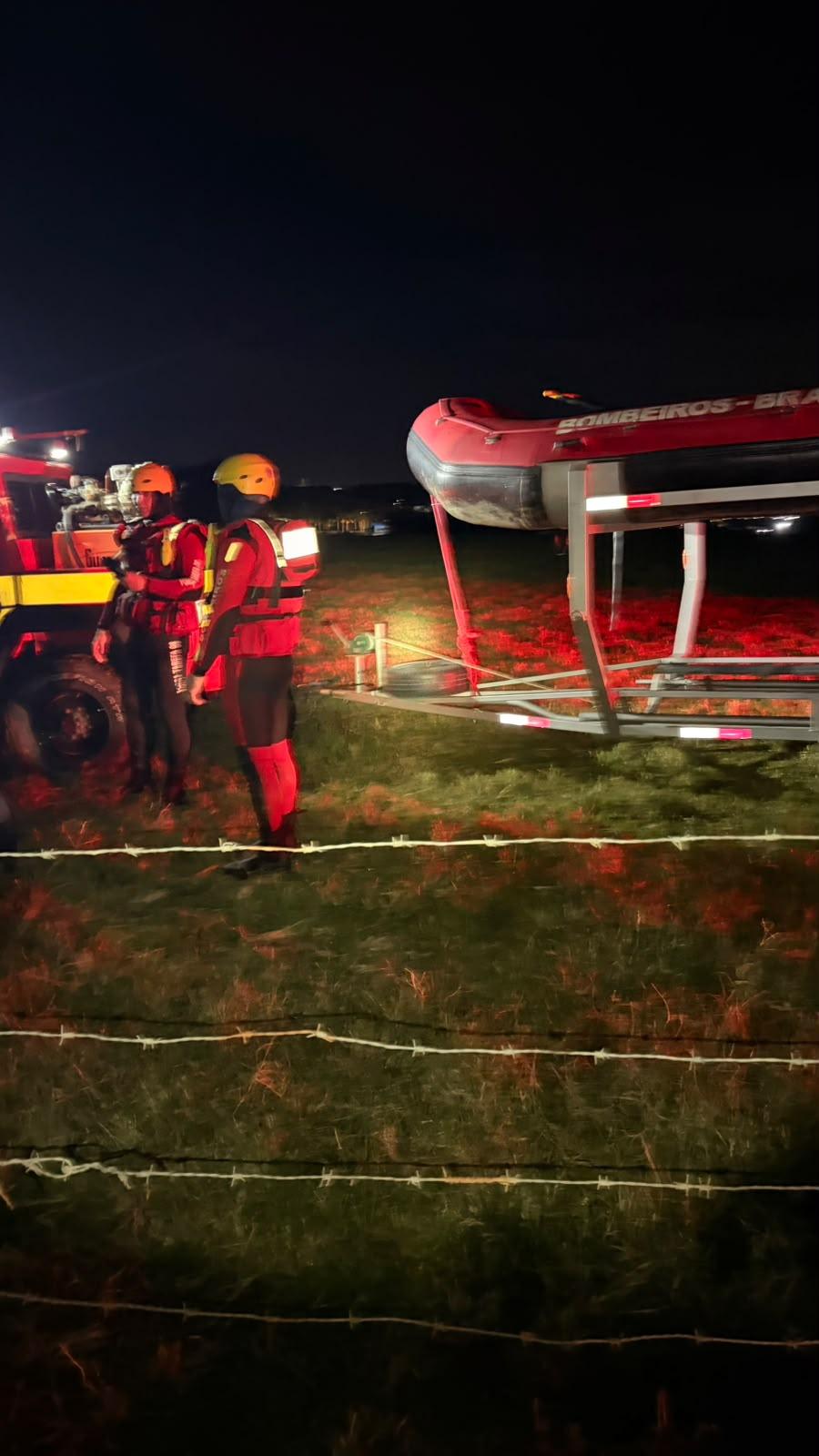 Bombeiros encontram corpo de mulher desaparecida no Rio Braço do Norte