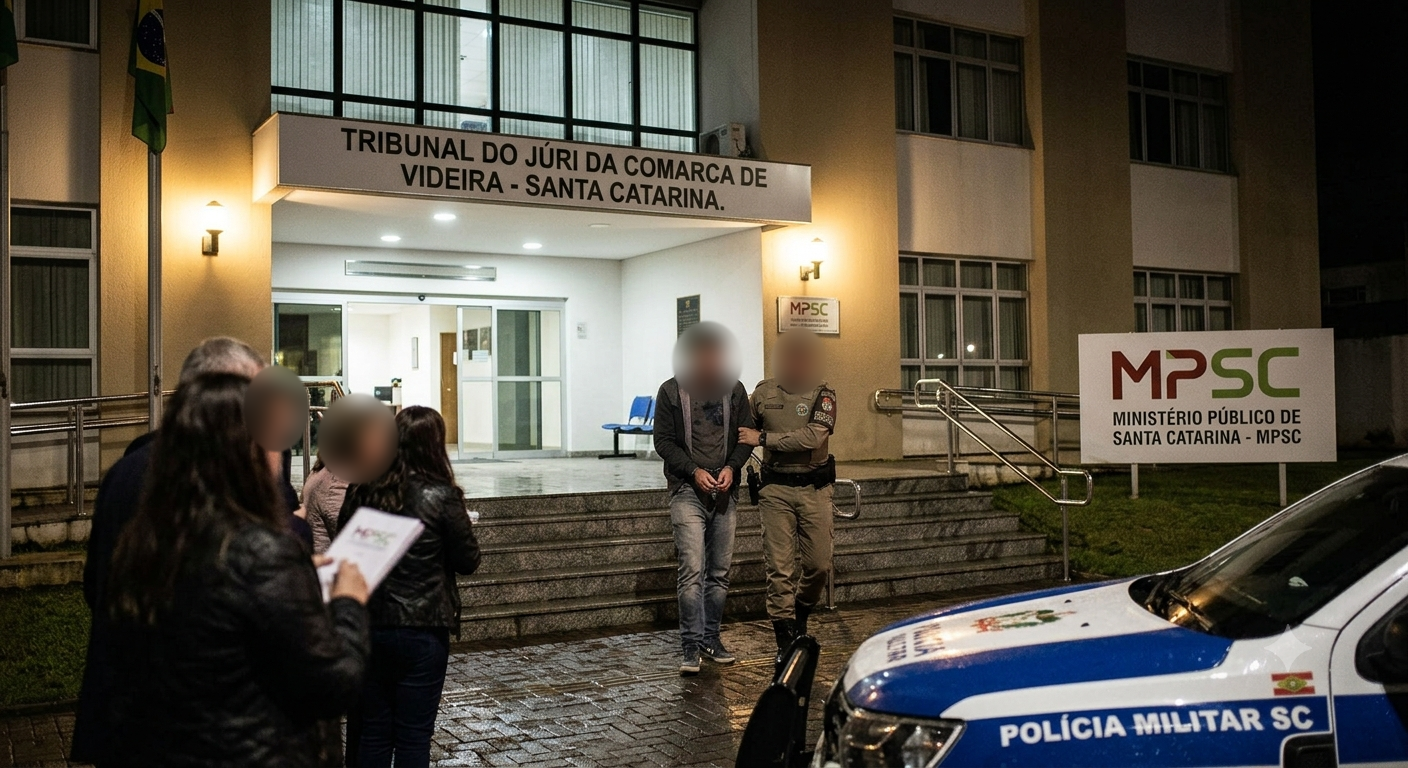 Homem é condenado a 13 anos de prisão por tentar matar colegas de alojamento após briga por volume de TV