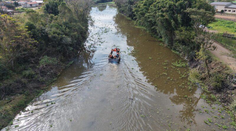 Obras de limpeza do Rio da Madre atingem 40% de execução em Tubarão