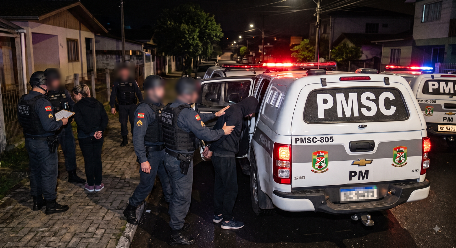 Ações da Polícia Militar resultam em oito prisões por mandados em aberto no Estado