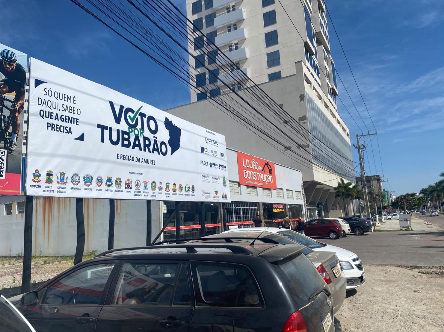 Campanha 'Voto por Tubarão e Região da Amurel' ganha as ruas para incentivar representatividade regional