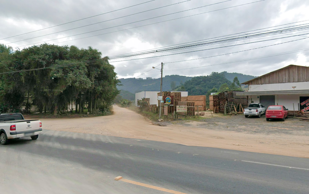 Estrada Geral do Rio Santo Antônio é interditada para obras de pavimentação em Braço do Norte