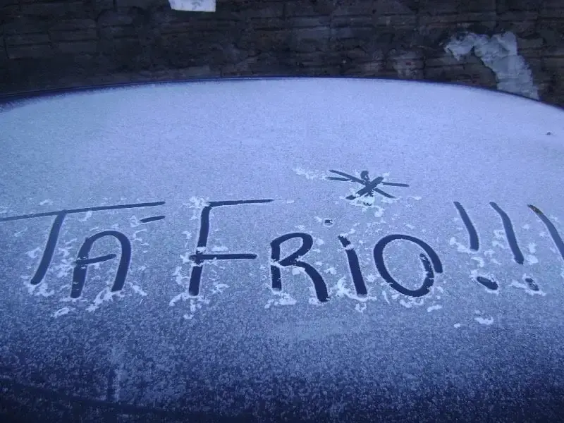Frio intenso derruba temperaturas em SC com mínimas negativas de até -3°C, geada ampla e alerta de ressaca