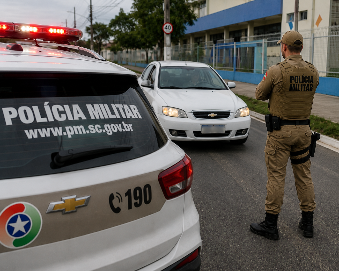 Mulher aciona Botão do Pânico e ex-companheiro é detido pela PM em Içara