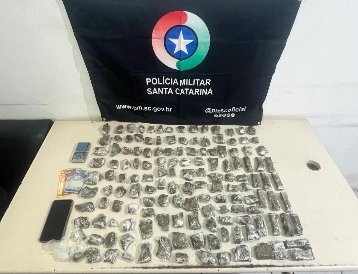 Polícia Militar apreende mais de 23 quilos de entorpecentes em ações no Sul do estado