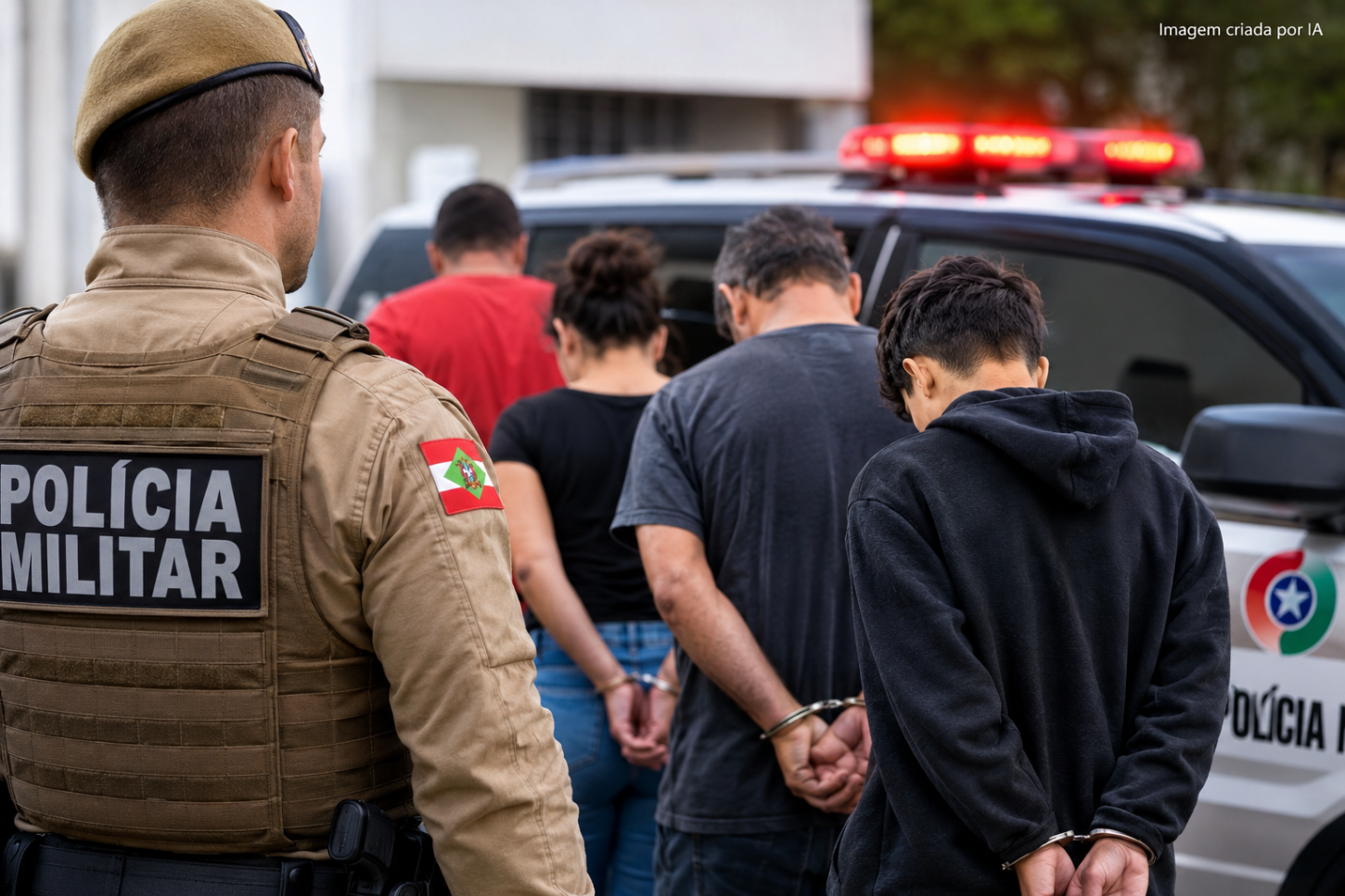 Polícia Militar cumpre mandados e apreende cinco pessoas na região Sul de SC