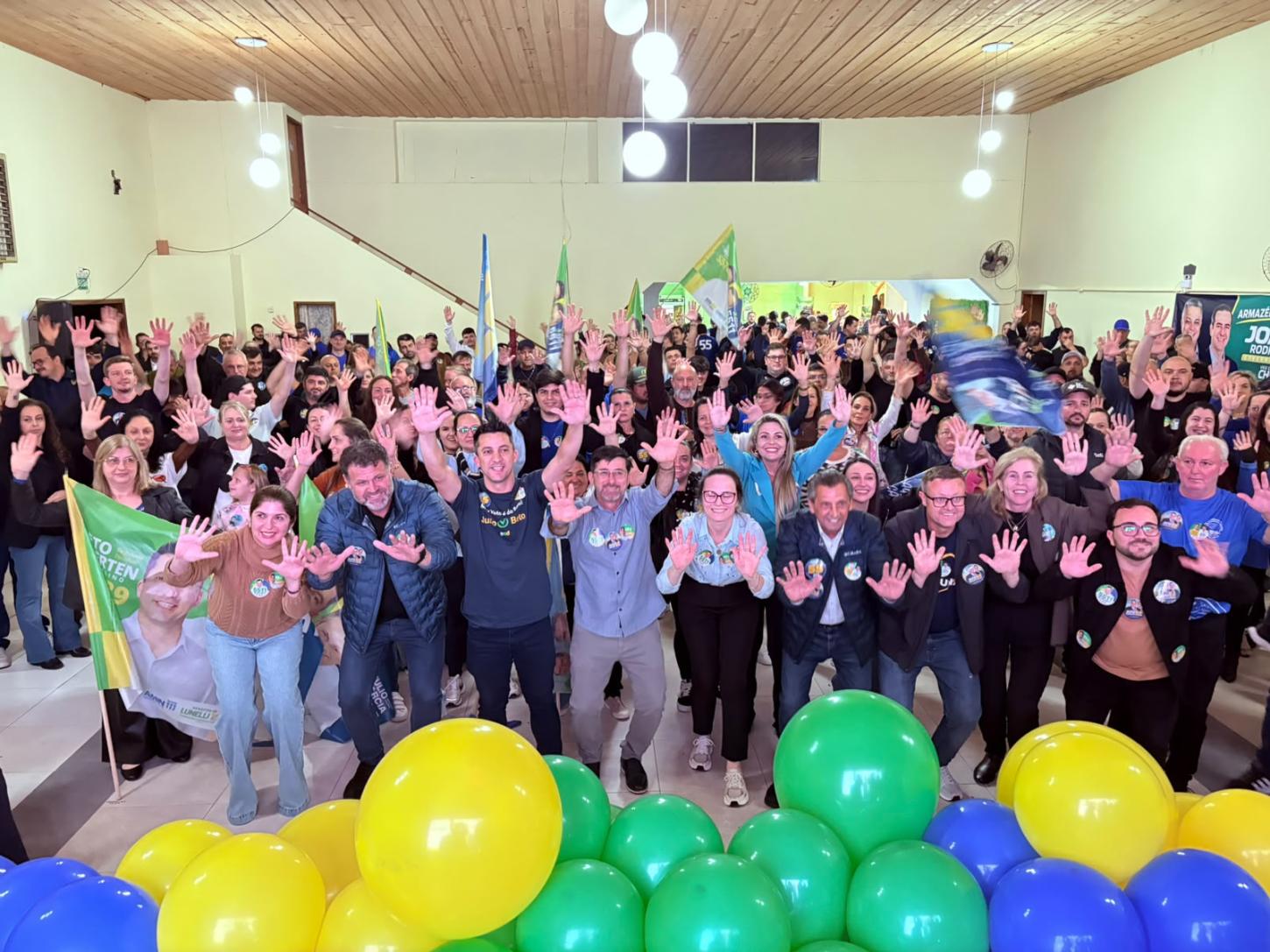 Beto e Julio seguem ampliando base de apoio