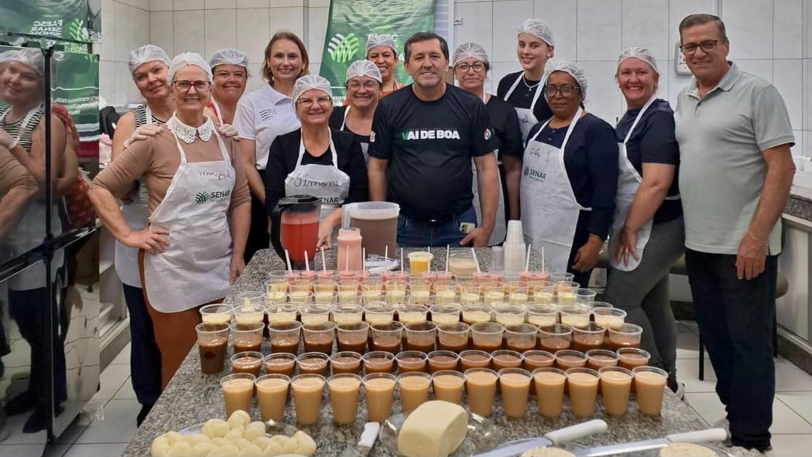 Curso de Derivados de Leite qualifica produtores rurais e impulsiona geração de renda em São Ludgero